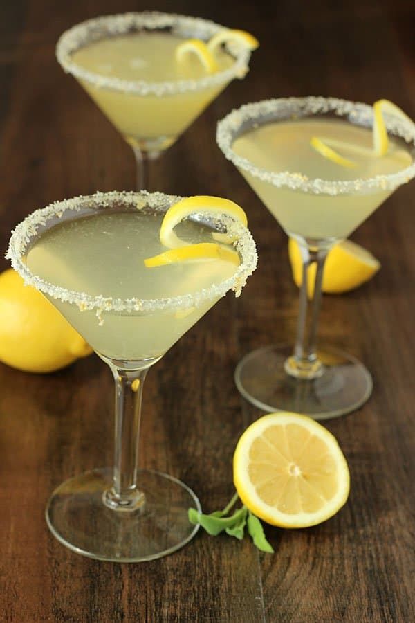 how to make Lemon Drop Martini cocktail