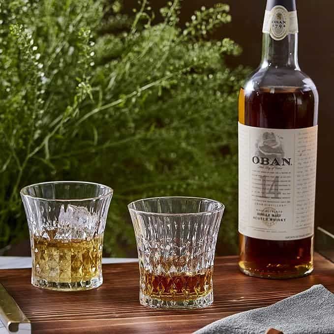 Oban 14 Years Old Single Malt in a glass